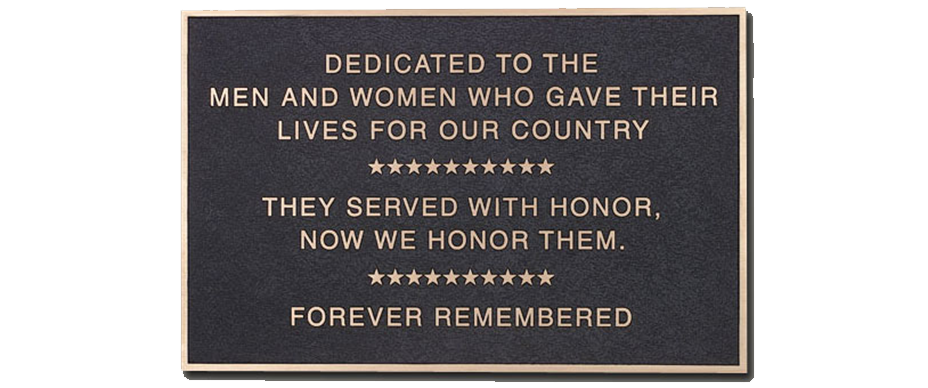 military-dedication-bronze-plaque